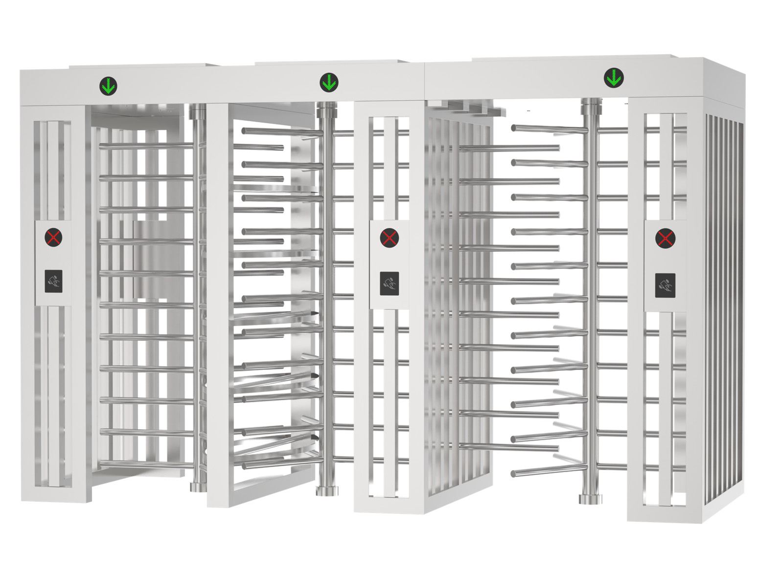 Triple full height turnstile BW-403FS wano