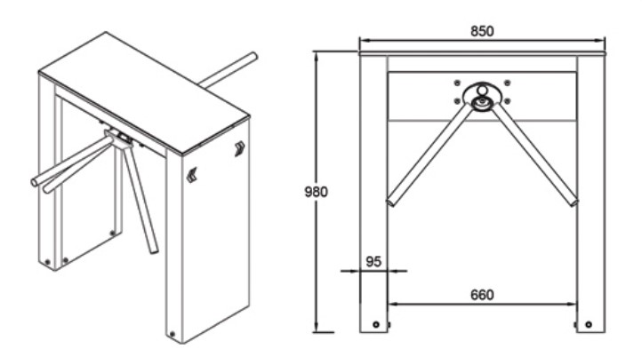 CRB 100 wymiary wano