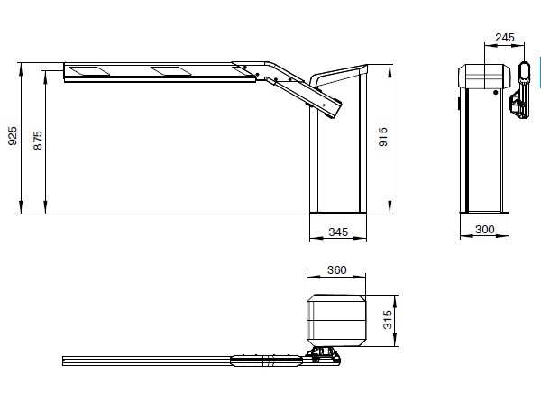wymiary szlaban wano