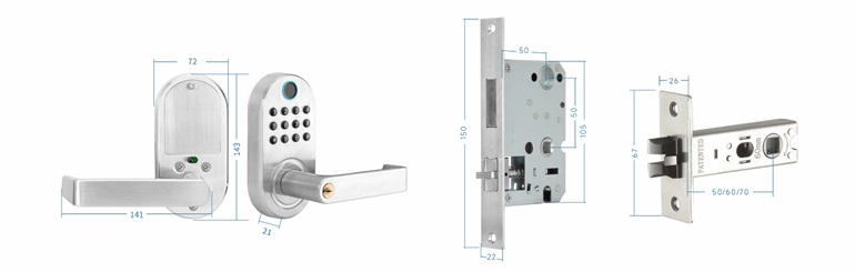 Zdalny zamek na kod do apartament&oacute;w vG-BL2 mini wano