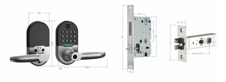 Zdalny zamek na kod do apartament&oacute;w vG-BL2 mini wano