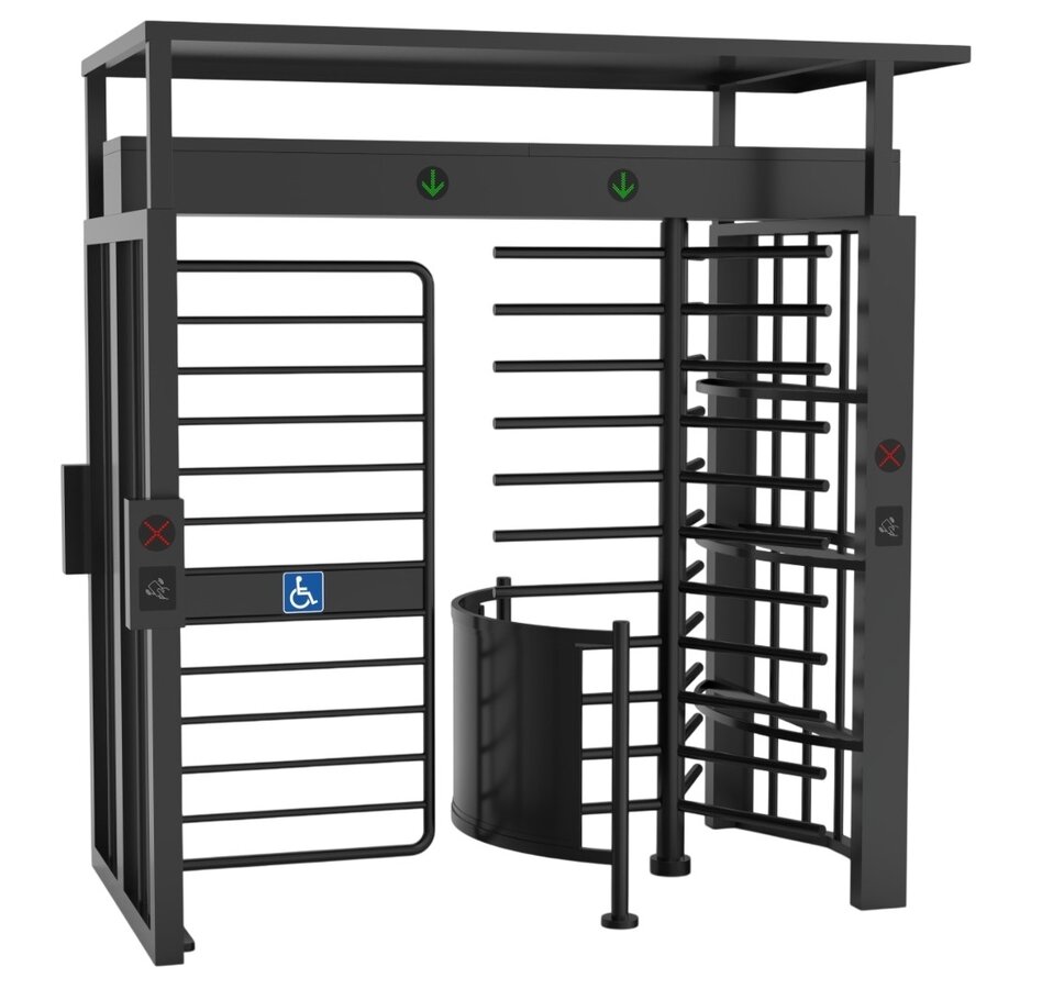 Full height turnstile BW-408FS BLACK