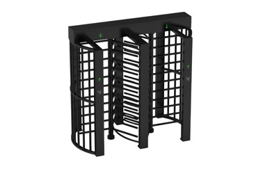 Double full height turnstile 