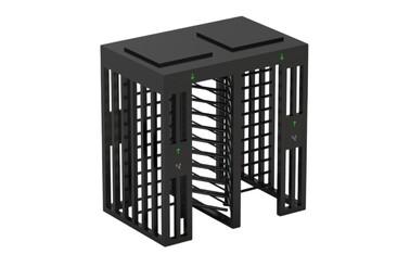 Double full height turnstile 