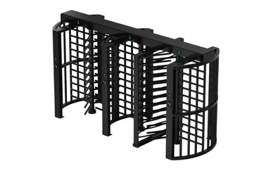 Triple full height turnstile
