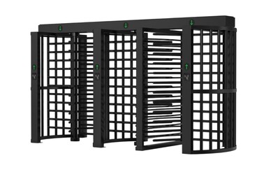 Triple full height turnstile