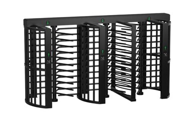 Triple full height turnstile