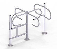 Turnstile with anti-panic system