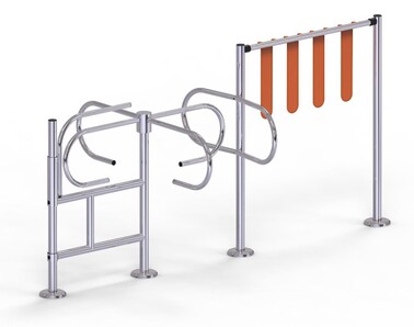 Turnstile with anti-panic system wano